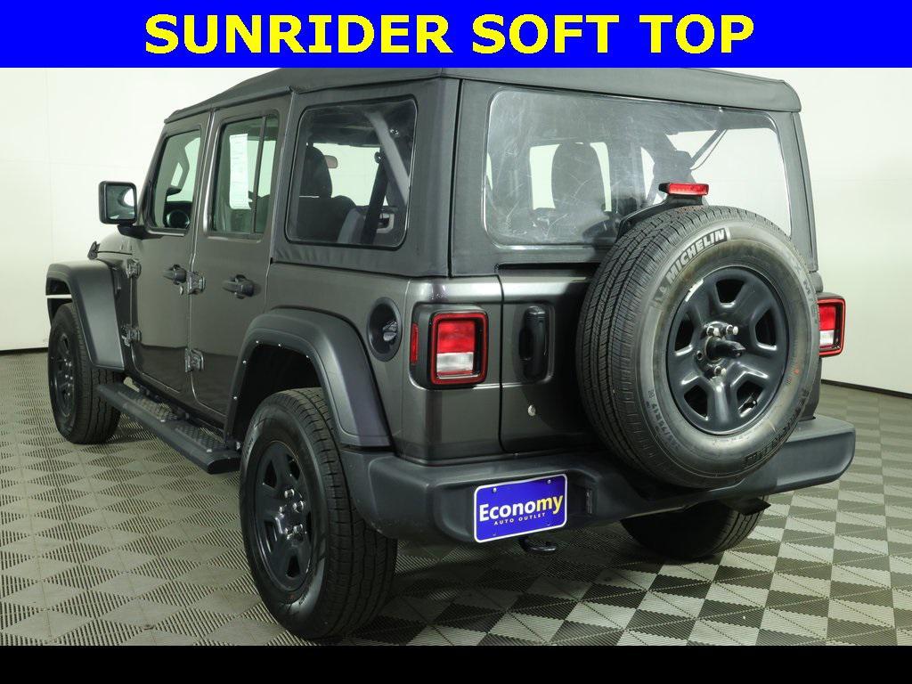 used 2021 Jeep Wrangler Unlimited car, priced at $24,497