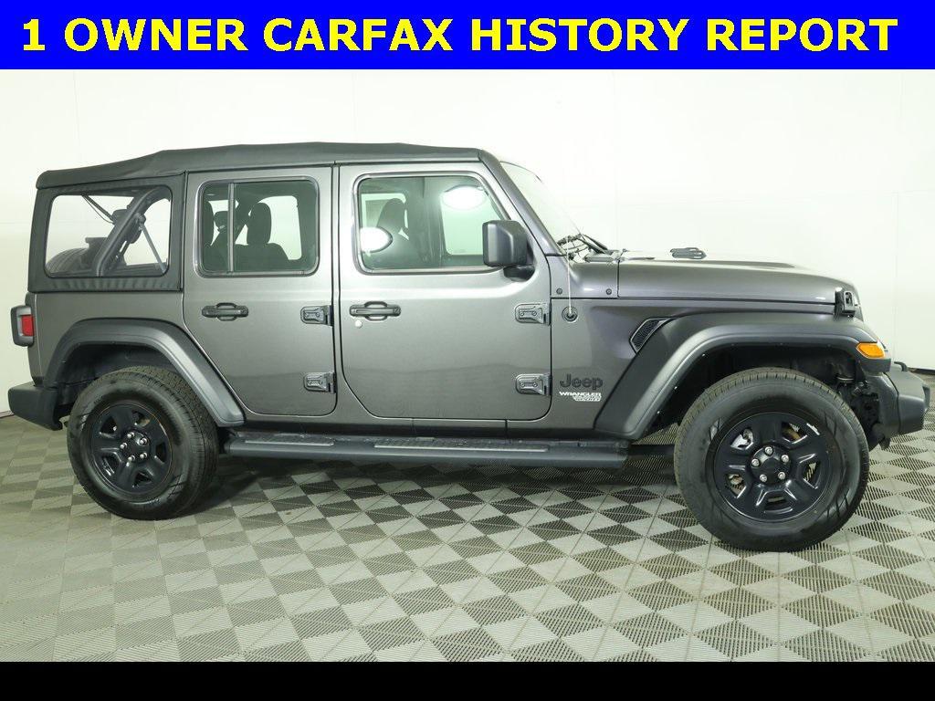 used 2021 Jeep Wrangler Unlimited car, priced at $24,497