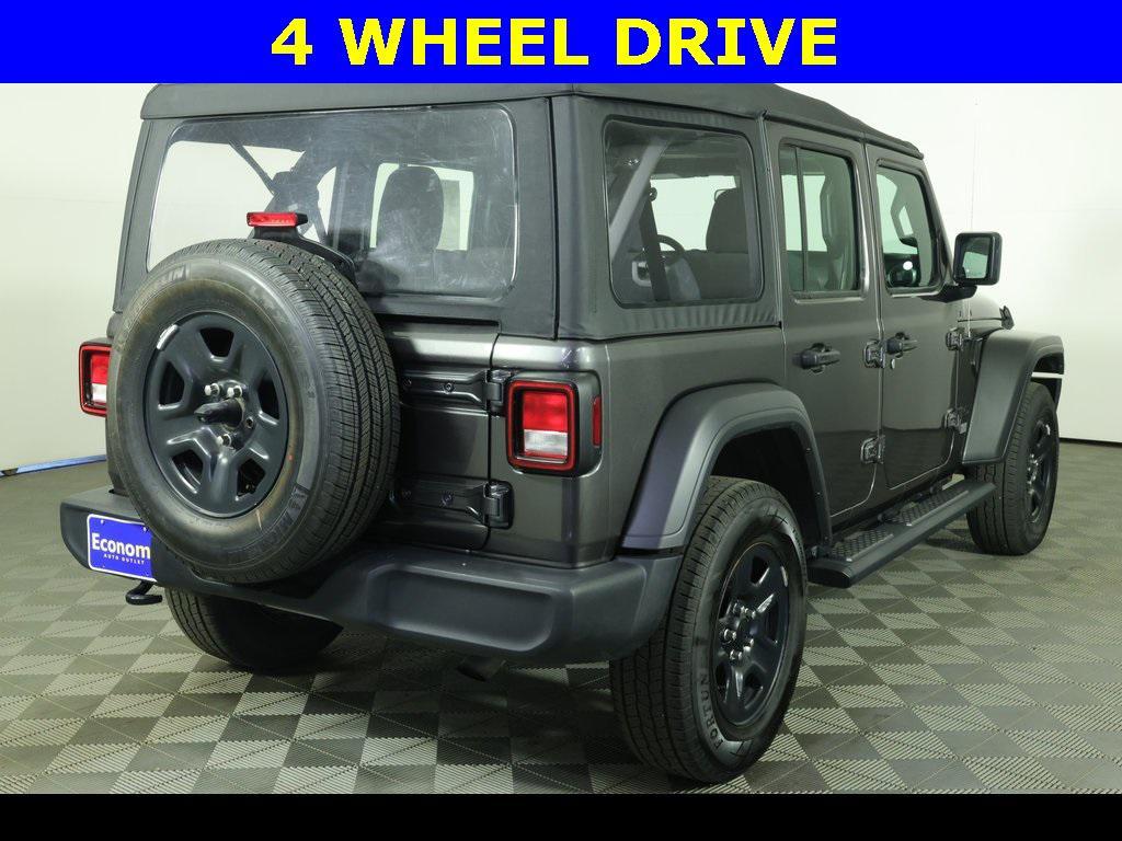 used 2021 Jeep Wrangler Unlimited car, priced at $24,497
