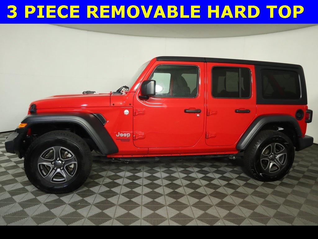 used 2018 Jeep Wrangler Unlimited car, priced at $20,245