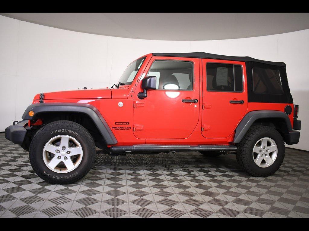 used 2016 Jeep Wrangler Unlimited car, priced at $13,323