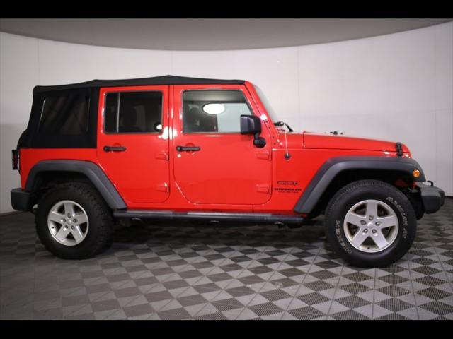 used 2016 Jeep Wrangler Unlimited car, priced at $15,984