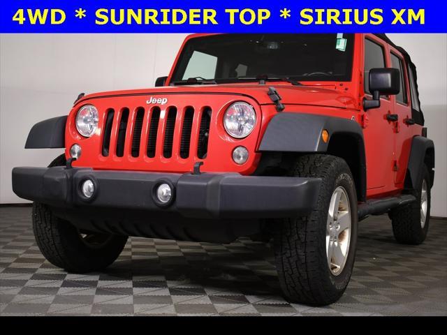 used 2016 Jeep Wrangler Unlimited car, priced at $15,984