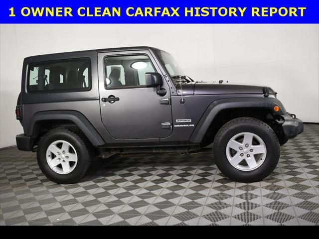 used 2017 Jeep Wrangler car, priced at $15,122