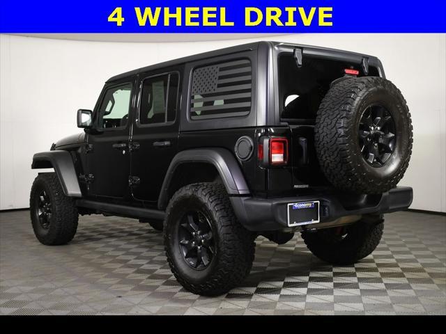 used 2021 Jeep Wrangler car, priced at $26,389