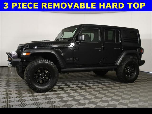 used 2021 Jeep Wrangler car, priced at $26,389