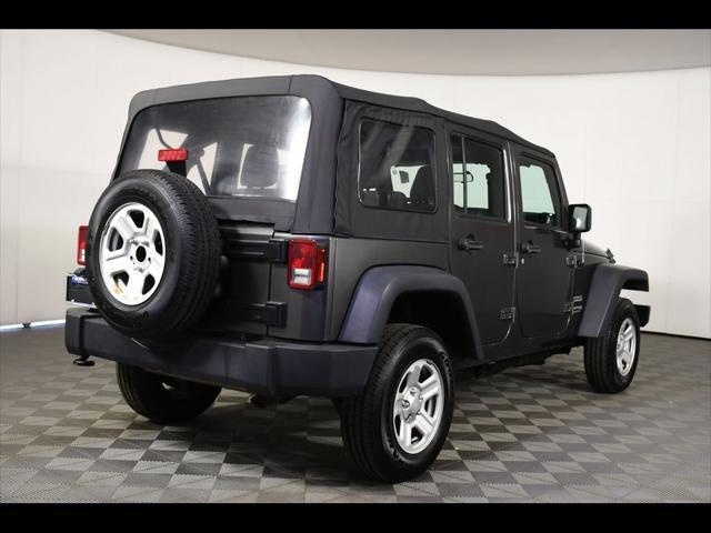 used 2018 Jeep Wrangler JK Unlimited car, priced at $14,925