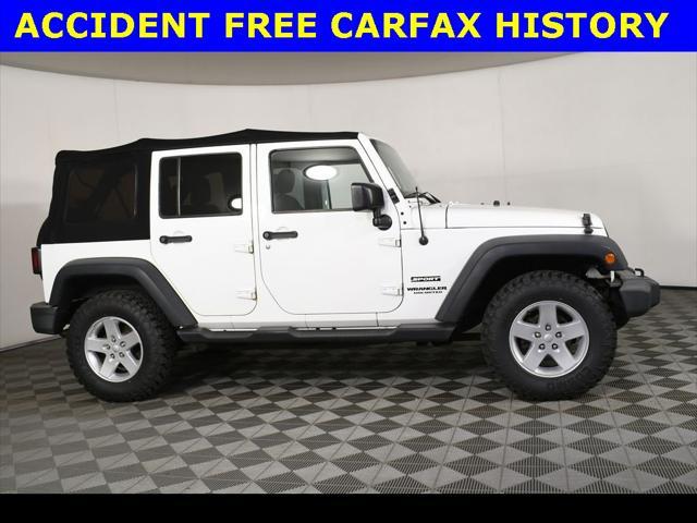 used 2016 Jeep Wrangler Unlimited car, priced at $16,622