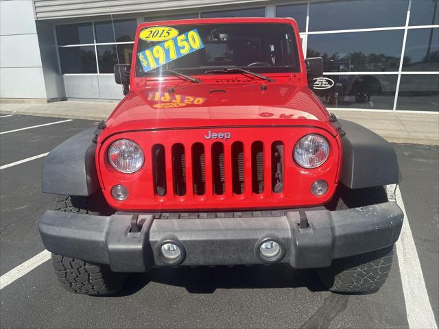 used 2015 Jeep Wrangler car, priced at $19,750