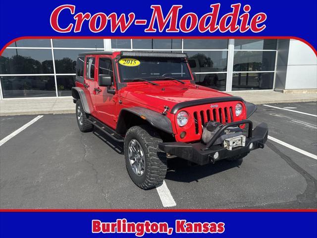 used 2015 Jeep Wrangler Unlimited car, priced at $20,998