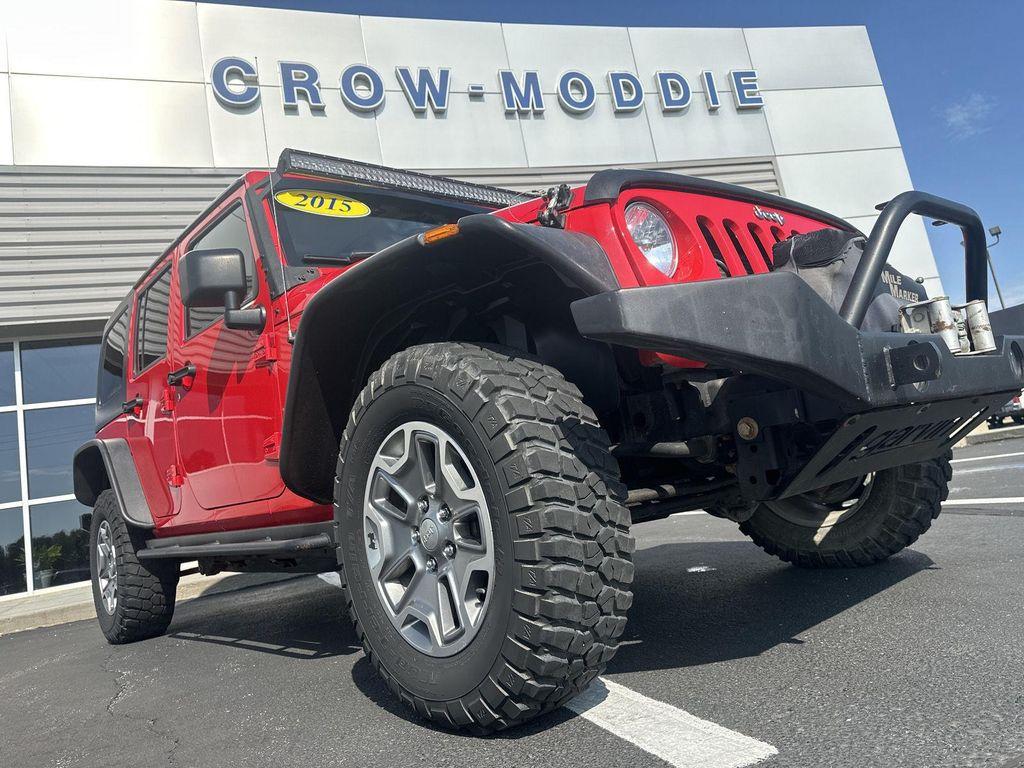 used 2015 Jeep Wrangler Unlimited car, priced at $20,998