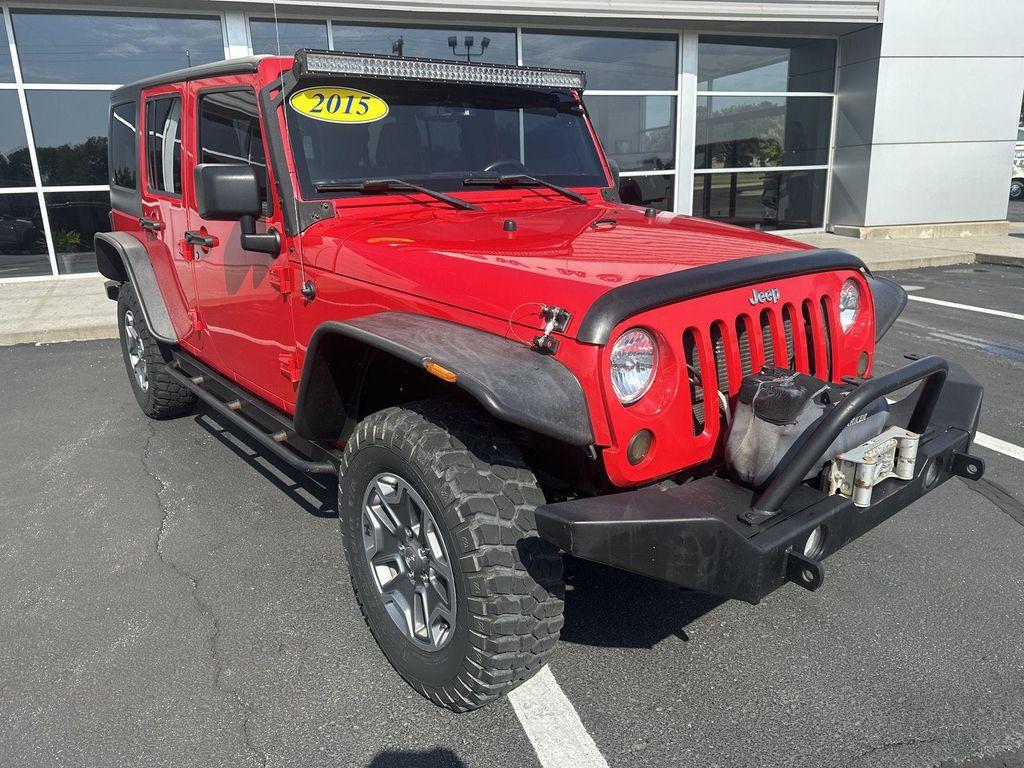used 2015 Jeep Wrangler Unlimited car, priced at $20,998