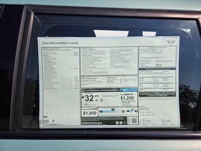 new 2026 MINI Hardtop car, priced at $41,890