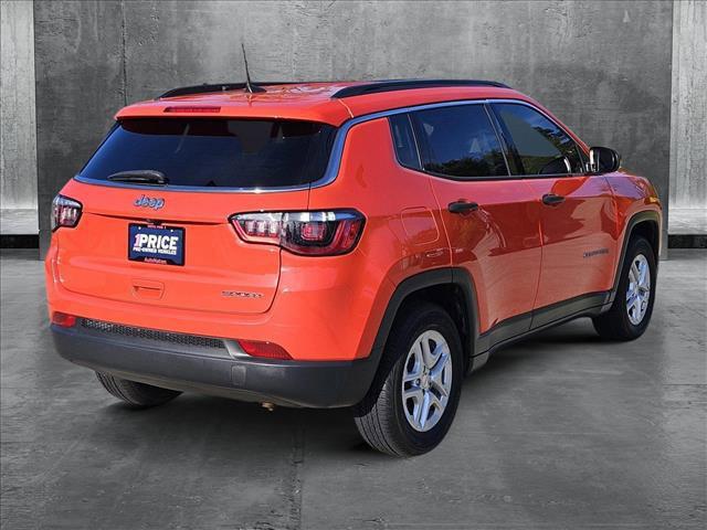 used 2021 Jeep Compass car, priced at $16,491