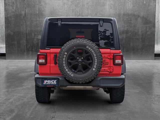 used 2021 Jeep Wrangler car, priced at $30,697