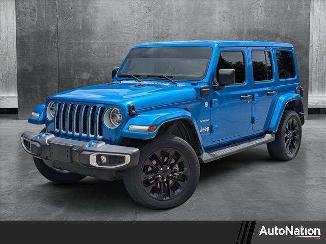 used 2022 Jeep Wrangler Unlimited 4xe car, priced at $29,744