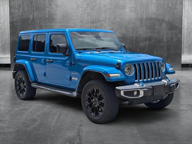 used 2022 Jeep Wrangler Unlimited 4xe car, priced at $29,744