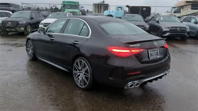 new 2025 Mercedes-Benz AMG C 43 car, priced at $68,935