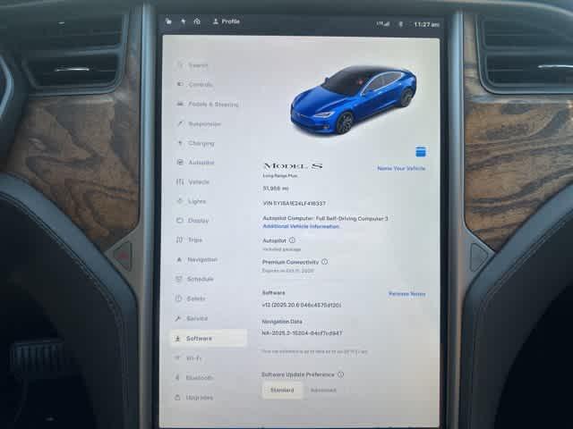 used 2020 Tesla Model S car, priced at $32,195