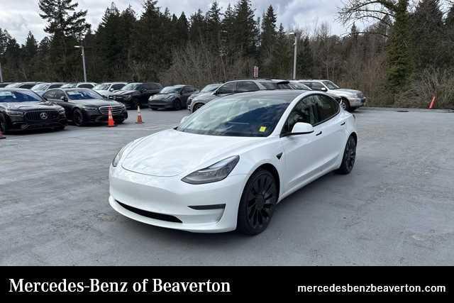 used 2022 Tesla Model 3 car, priced at $29,897