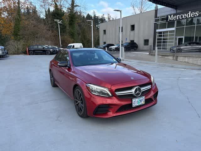 used 2019 Mercedes-Benz AMG C 43 car, priced at $34,707