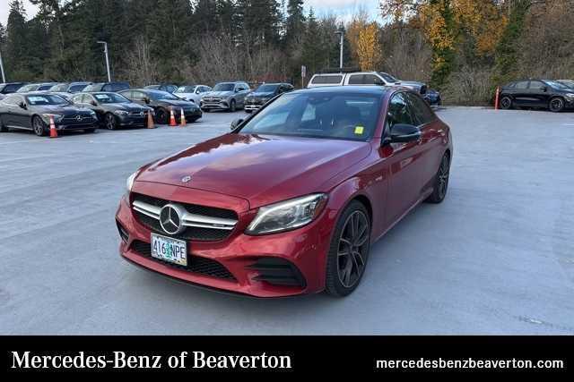 used 2019 Mercedes-Benz AMG C 43 car, priced at $34,707