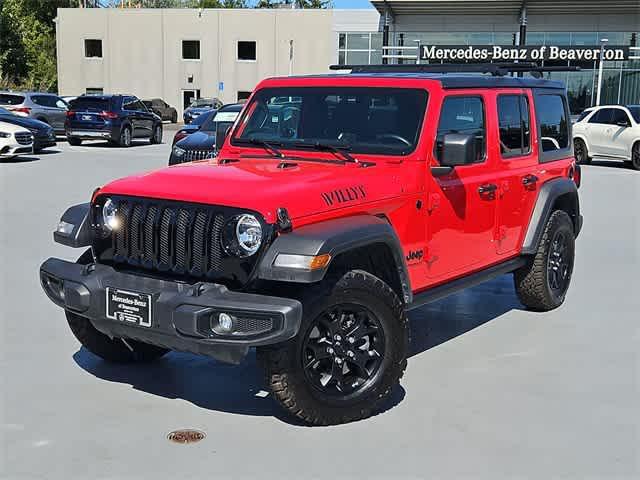 used 2021 Jeep Wrangler Unlimited car, priced at $32,888