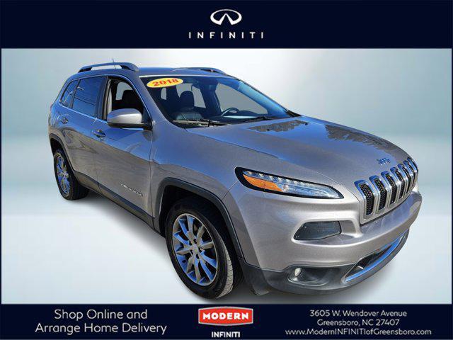 used 2018 Jeep Cherokee car, priced at $16,500