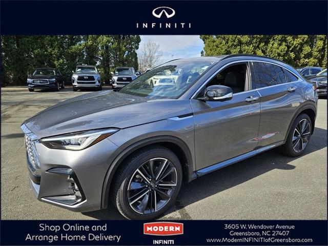 new 2025 INFINITI QX55 car, priced at $59,452