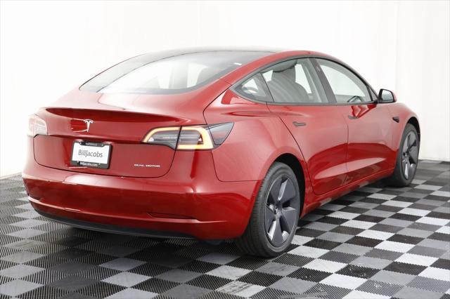 used 2022 Tesla Model 3 car, priced at $27,877