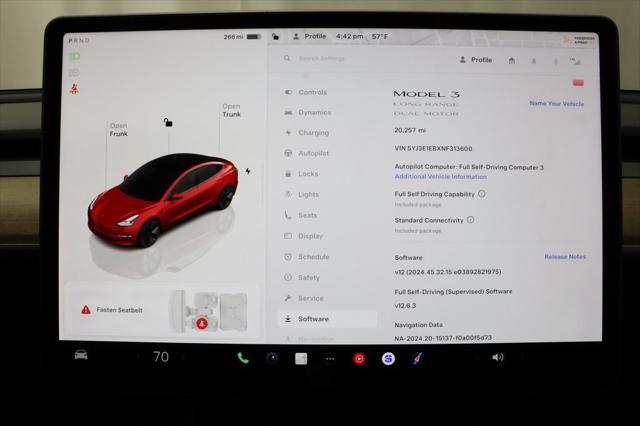 used 2022 Tesla Model 3 car, priced at $27,877