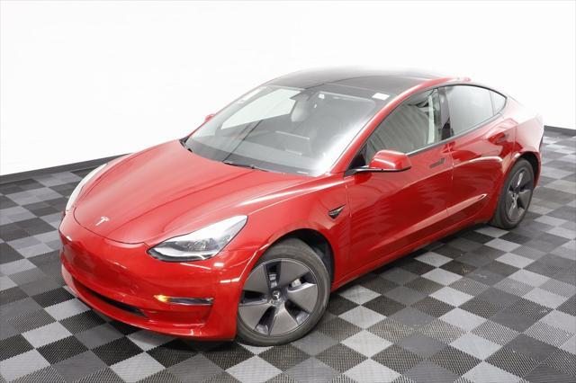 used 2022 Tesla Model 3 car, priced at $27,877