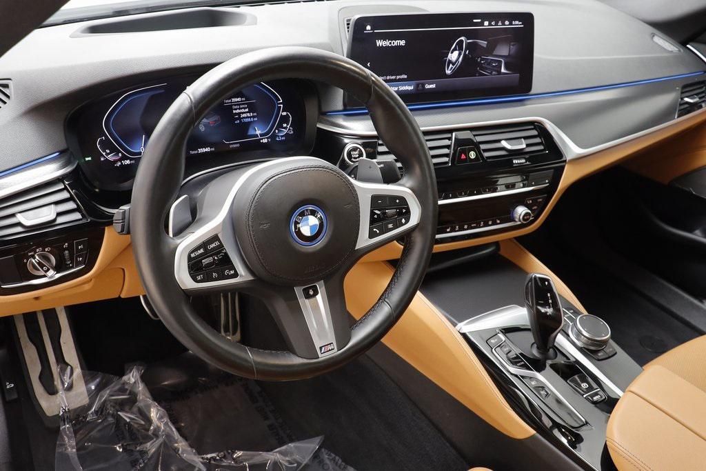 used 2023 BMW 530e car, priced at $37,977