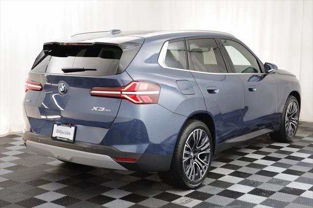 new 2025 BMW X3 car, priced at $59,055