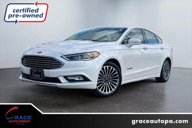 used 2017 Ford Fusion Hybrid car, priced at $12,494