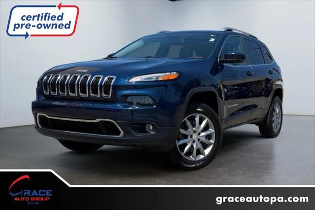 used 2018 Jeep Cherokee car, priced at $16,994