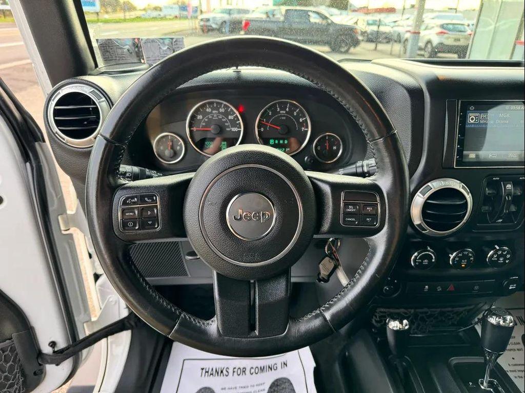 used 2017 Jeep Wrangler Unlimited car, priced at $15,494