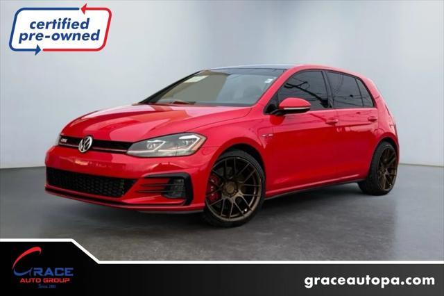 used 2019 Volkswagen Golf GTI car, priced at $20,994