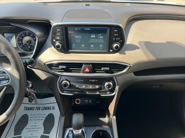 used 2019 Hyundai Santa Fe car, priced at $14,995