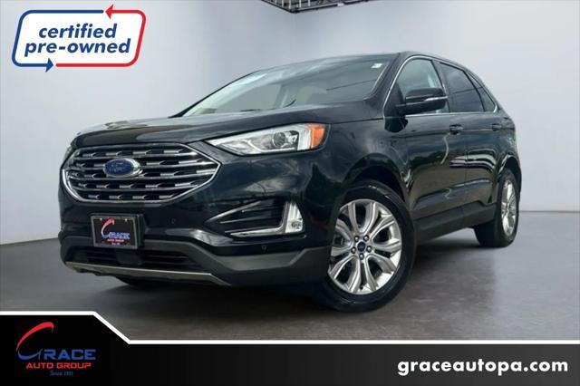 used 2021 Ford Edge car, priced at $18,494