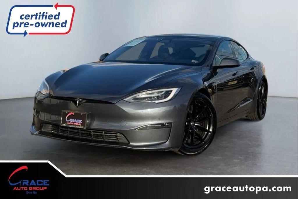 used 2022 Tesla Model S car, priced at $39,994