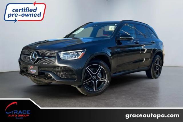 used 2021 Mercedes-Benz GLC 300 car, priced at $27,994