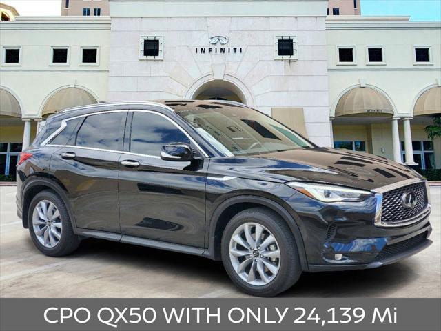 used 2021 INFINITI QX50 car, priced at $26,192