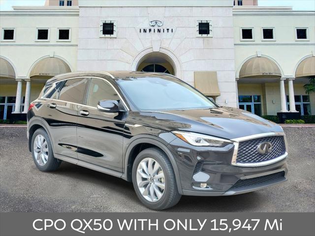 used 2021 INFINITI QX50 car, priced at $27,077