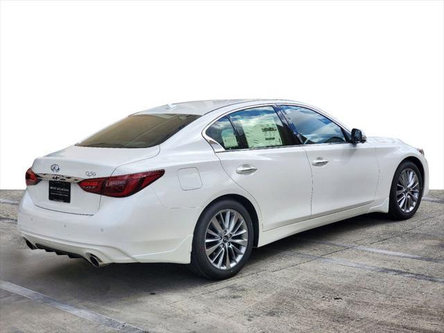 new 2024 INFINITI Q50 car, priced at $45,585