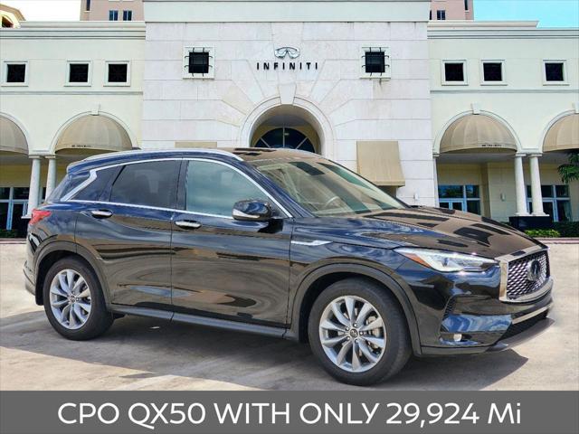 used 2021 INFINITI QX50 car, priced at $23,750