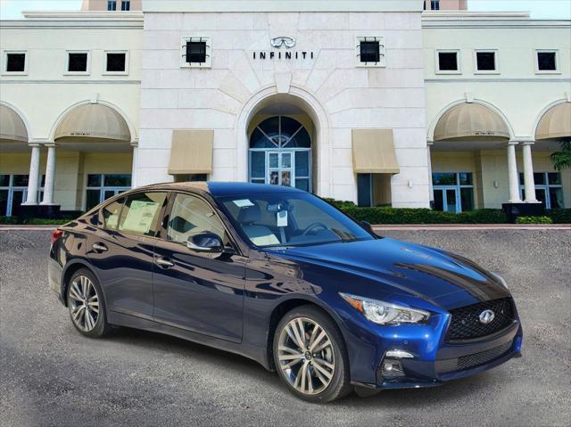 new 2024 INFINITI Q50 car, priced at $54,660