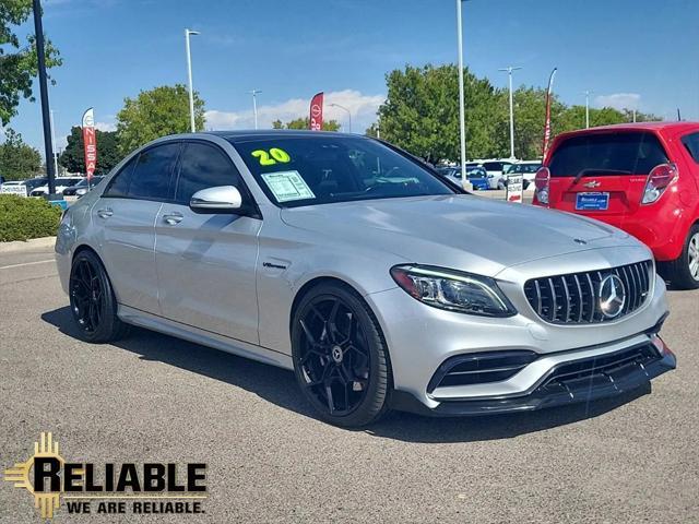 used 2020 Mercedes-Benz AMG C 63 car, priced at $53,999