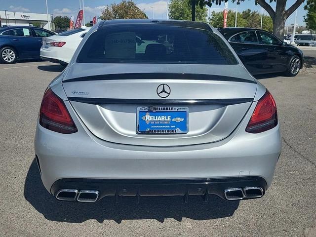 used 2020 Mercedes-Benz AMG C 63 car, priced at $53,999