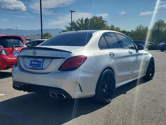 used 2020 Mercedes-Benz AMG C 63 car, priced at $53,999